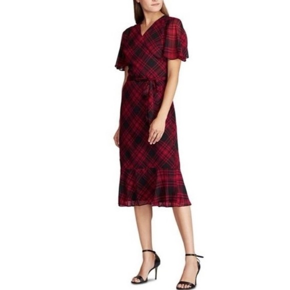Lauren Ralph Lauren Dresses & Skirts - Lauren by Ralph Lauren Women's Plaid Georgette Dress NWT